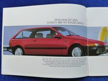 Lade das Bild in den Galerie-Viewer, Volvo 480 ES Turbo - Prospekt Brochure 1988
