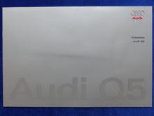 Lade das Bild in den Galerie-Viewer, Audi Q5 3.0 TDI V6 quattro MJ 2009 - Prospekt Brochure + Preisliste 08.2008
