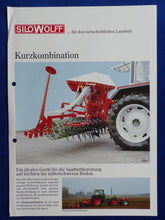 Lade das Bild in den Galerie-Viewer, SiloWolff Kurzkombination 4,5m - Prospekt Brochure 80er
