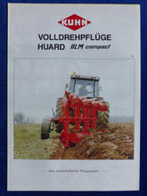 Lade das Bild in den Galerie-Viewer, Kuhn Huard RLM compact Volldrehpflüge - Prospekt Brochure 1991
