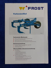 Lade das Bild in den Galerie-Viewer, Frost Tiefenmeißel FTA 75 FT 95 - Prospekt Brochure 90er
