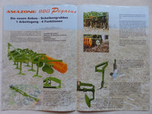 Lade das Bild in den Galerie-Viewer, Amazone BBG Pegasus SG 601 Scheibengrubber - Prospekt Brochure 10.1999

