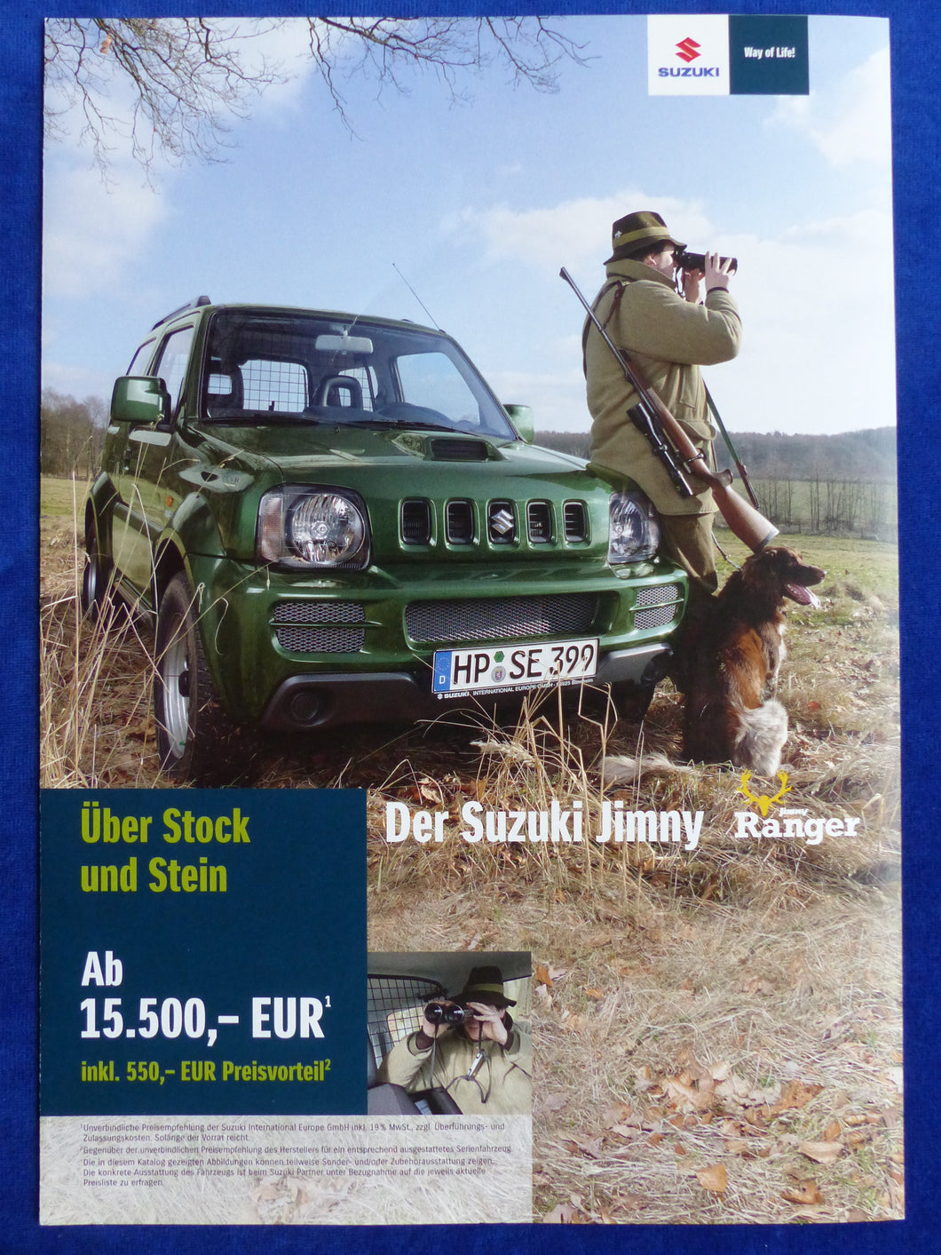 Suzuki Jimny Ranger Sondermodell - Prospekt Brochure 01.2009