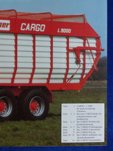 Lade das Bild in den Galerie-Viewer, Kemper Ladewagen Cargo L8200 S9000 - Prospekt Brochure 05.1992
