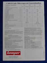 Lade das Bild in den Galerie-Viewer, Kemper Ladewagen Cargo L8200 S9000 - Prospekt Brochure 05.1992
