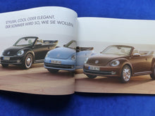 Lade das Bild in den Galerie-Viewer, VW Beetle Cabrio 21st Century Edition MJ 2014 - Prospekt + Preisliste 06.2013
