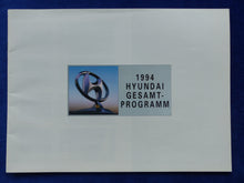 Lade das Bild in den Galerie-Viewer, Hyundai PKW-Programm 1994 - Sonata Lantra Pony S-Coupe H100 - Prospekt Brochure 1993
