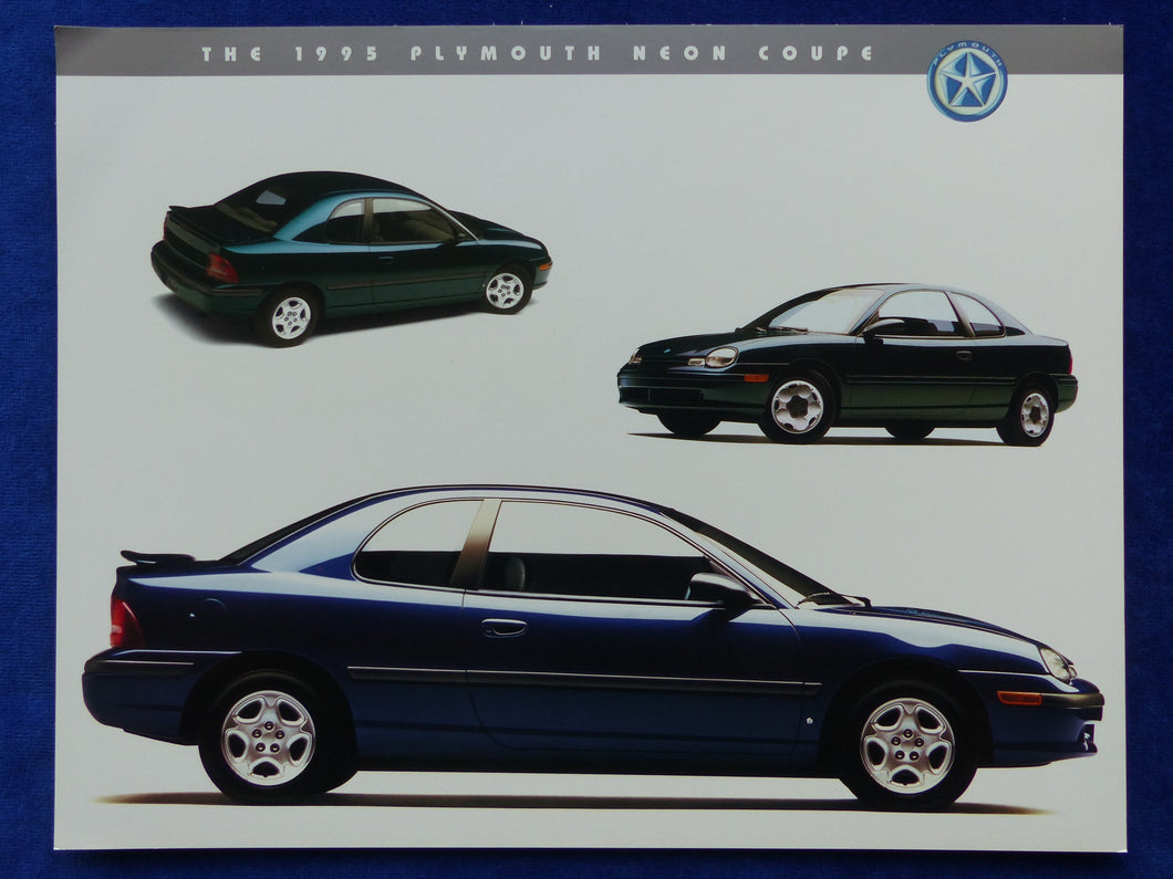 Plymouth 1995 Neon Coupe - US-Prospekt Brochure 1994 USA englisch