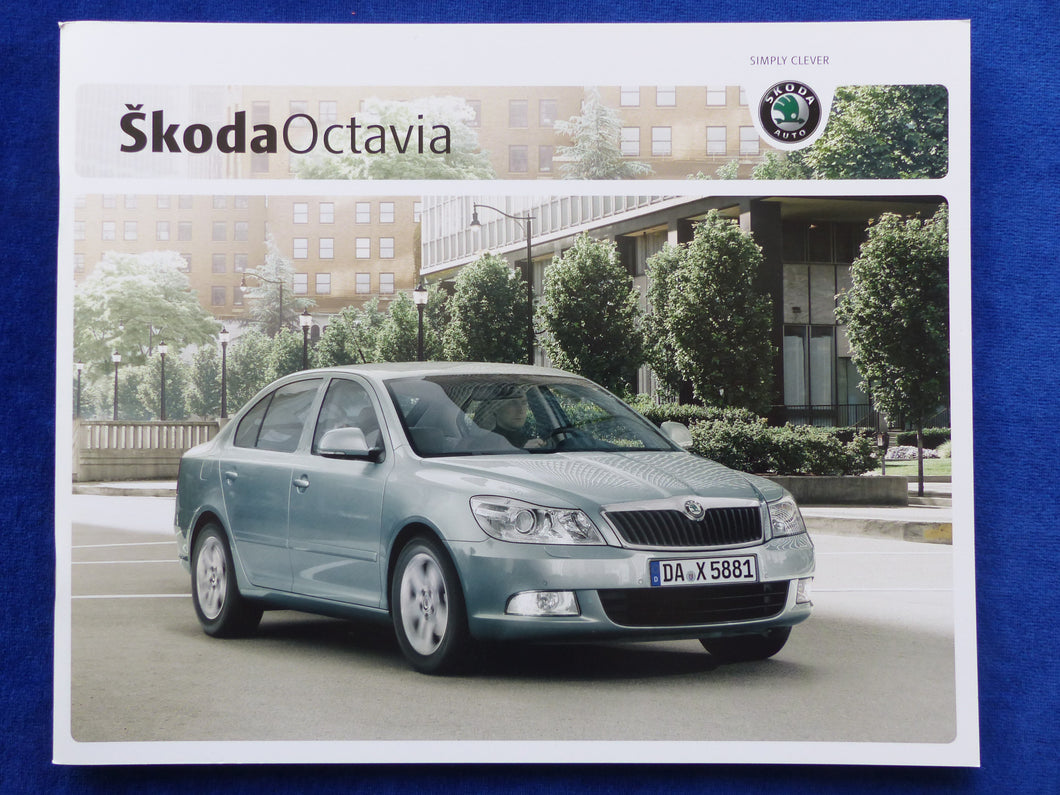 Skoda Octavia Limousine Combi MJ 2010 - Prospekt Brochure 03.2010