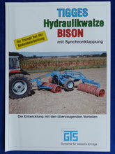 Lade das Bild in den Galerie-Viewer, Tigges Hydraulikwalze Bison BHY - Prospekt Brochure 11.1997
