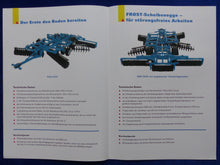 Lade das Bild in den Galerie-Viewer, Frost X-Scheibenegge RXH 635 - Prospekt Brochure 90er
