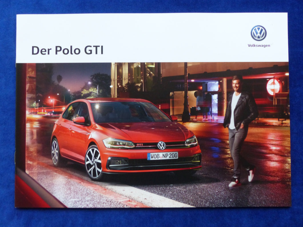 VW Polo GTI 200 PS MJ 2019 - Prospekt Brochure 12.2018