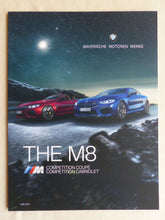 Lade das Bild in den Galerie-Viewer, BMW M8 Competition Coupe Cabrio MJ 2020 - Prospekt Preisliste Brochure 06.2019
