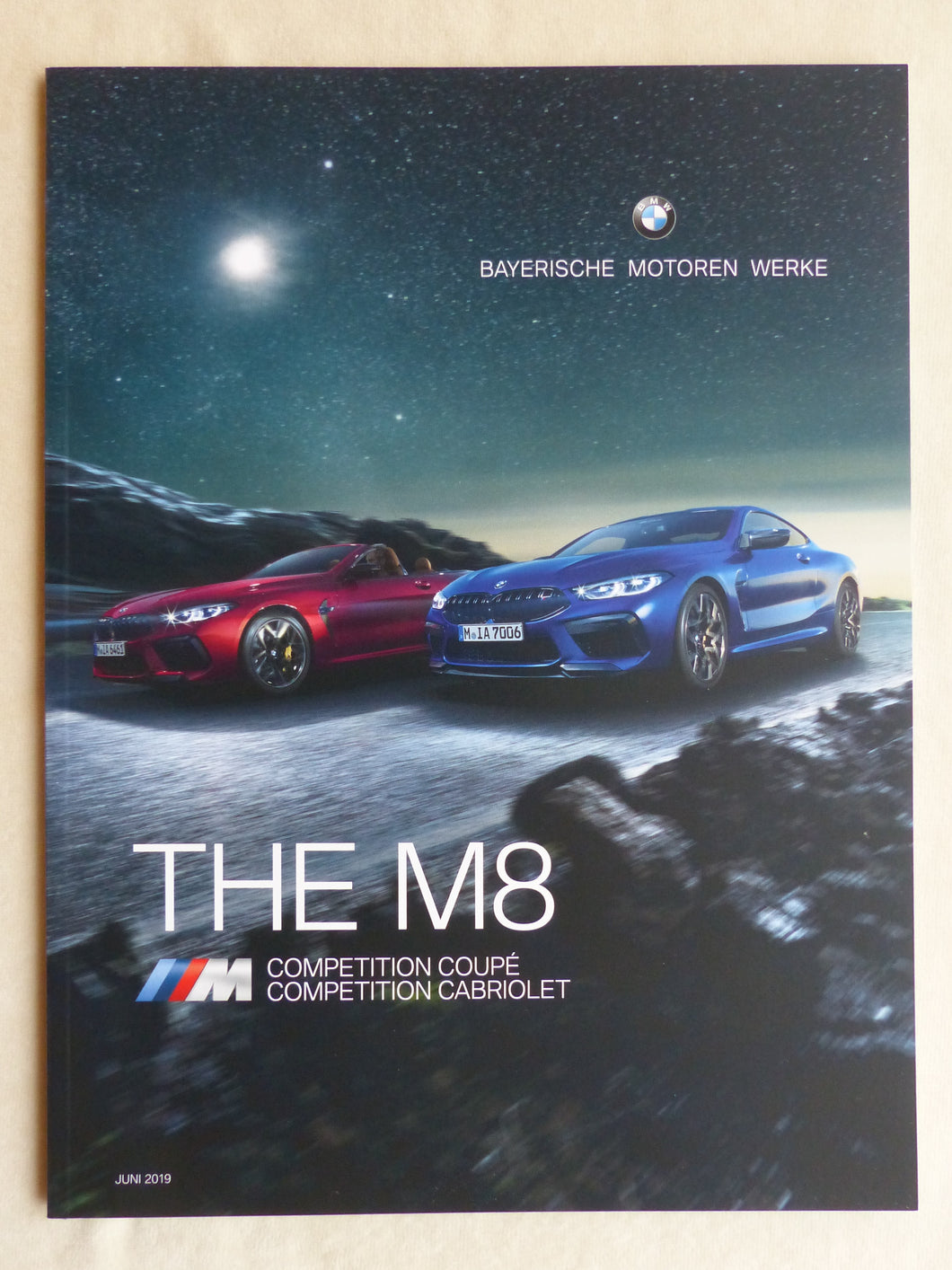 BMW M8 Competition Coupe Cabrio MJ 2020 - Prospekt Preisliste Brochure 06.2019