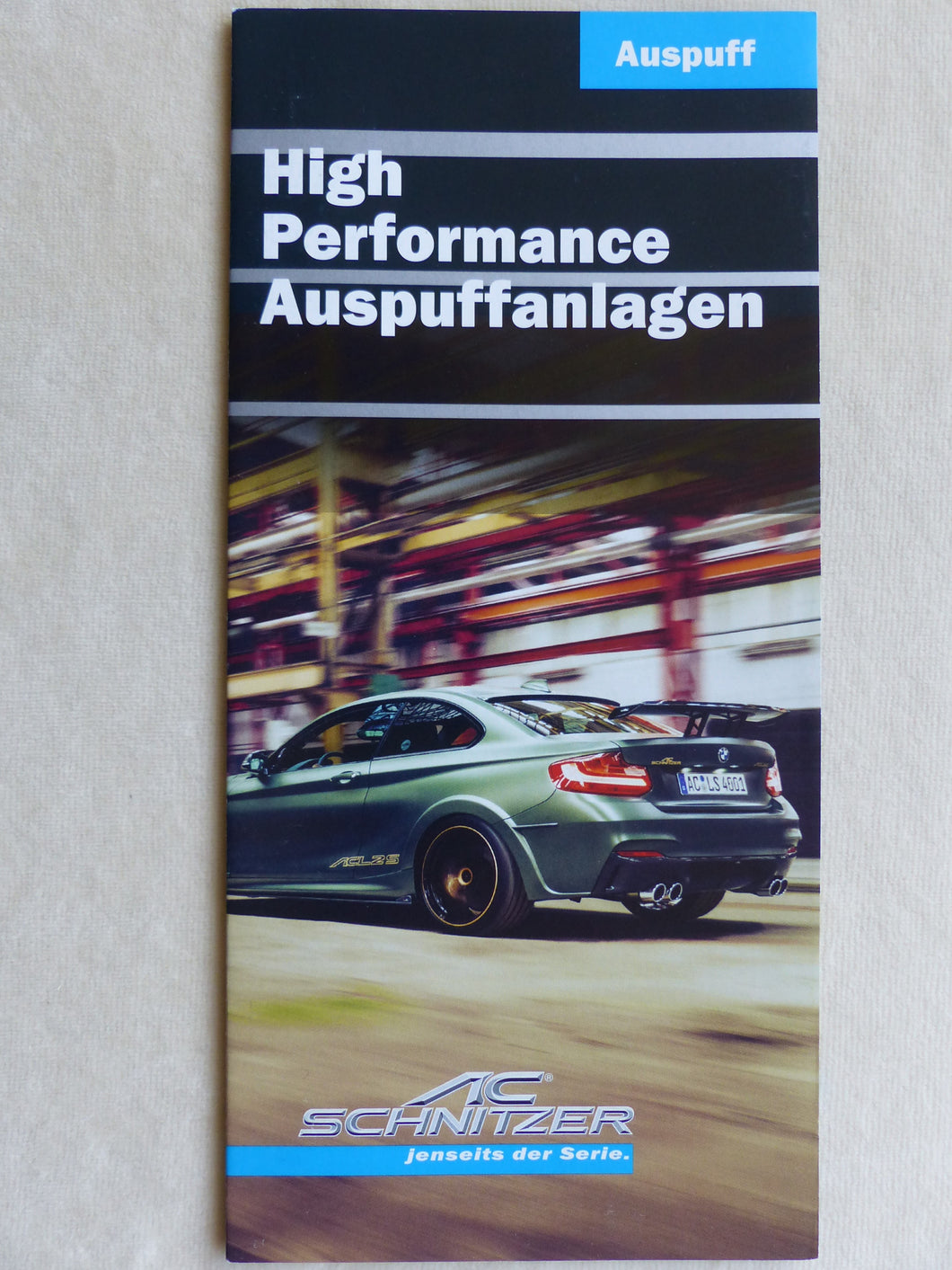 AC Schnitzer Auspuffanlagen Tuning für BMW - Prospekt Brochure 03.2018