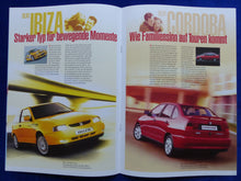 Lade das Bild in den Galerie-Viewer, Seat Programm 1998 Cordoba Ibiza Cupra - Prospekt Brochure + Preisliste 09.1997
