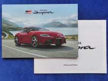Lade das Bild in den Galerie-Viewer, Toyota GR Supra 340 PS MJ 2020 - Prospekt Brochure + Preisliste 08.2019
