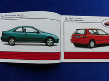 Lade das Bild in den Galerie-Viewer, Honda Programm 1995 - Civic CRX Accord NSX NSX-T - Prospekt Brochure 05.1995
