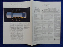 Lade das Bild in den Galerie-Viewer, Mercedes-Benz W124 Limousinen 250D 260E Langversion - Prospekt Brochure 09.1990
