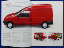 Lade das Bild in den Galerie-Viewer, Ford Fiesta Courier Kombi Kastenwagen MJ 1992 - Prospekt Brochure 02.1992
