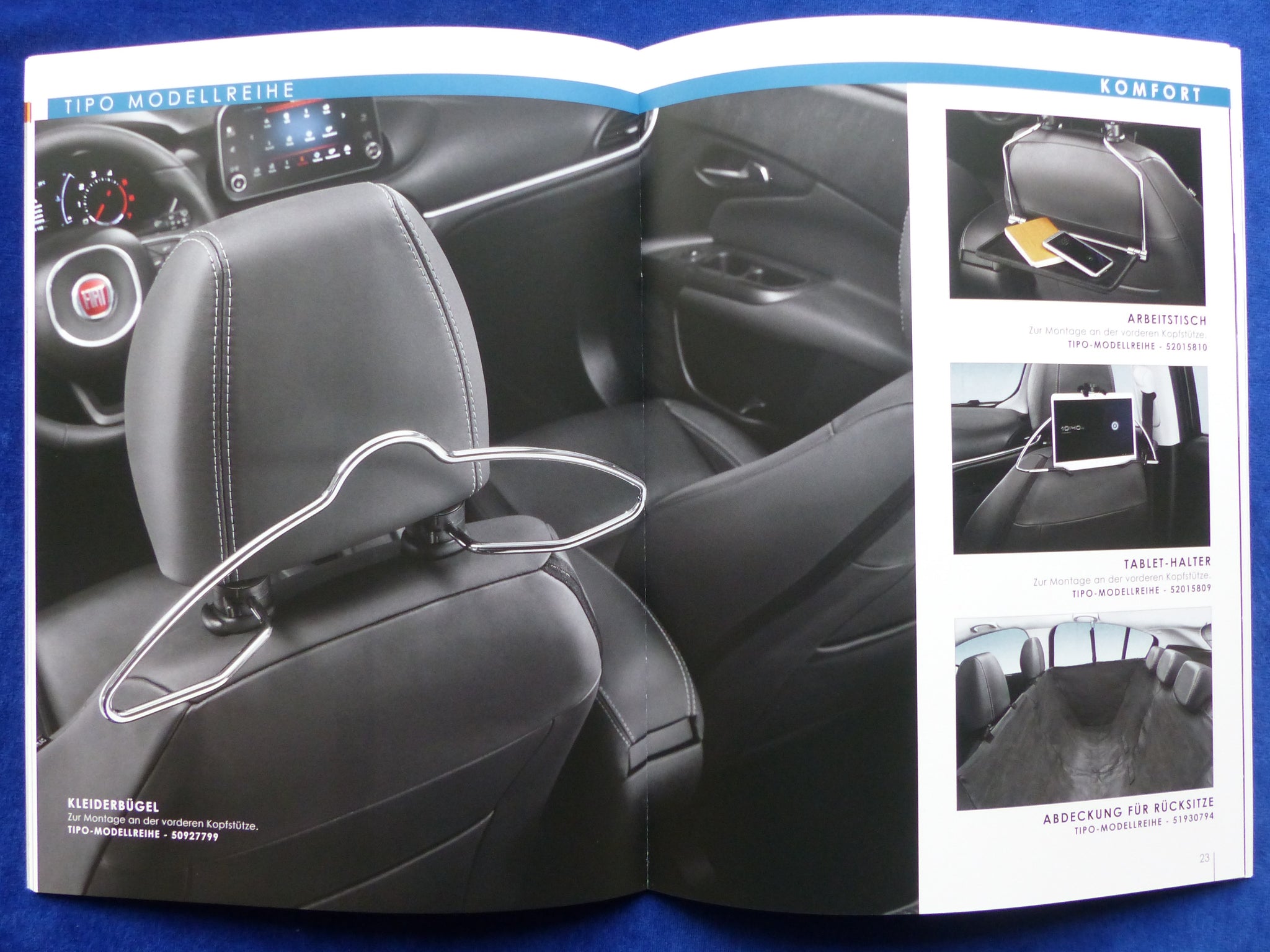 Fiat Tipo - Original Zubehör MJ 2020 - Prospekt Brochure 05.2019 –  car-brochure