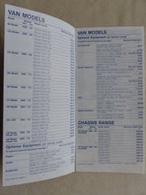 Lade das Bild in den Galerie-Viewer, Ford Transit - Maximum Retail Price List - UK-Prospekt Brochure 03.1983 England
