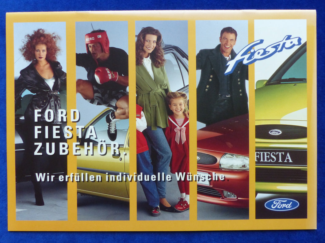 Ford Fiesta Zubehör - Prospekt Brochure 01.1996