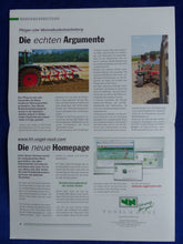 Lade das Bild in den Galerie-Viewer, Vogel &amp; Noot Magazin 12/2001 C-Plus Pflüge Terrapak Powerdisc Frontmäher
