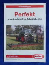 Lade das Bild in den Galerie-Viewer, Fricke Perfekt S4 S3 Grünlandeggen - Prospekt Brochure 90er
