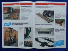 Lade das Bild in den Galerie-Viewer, Fricke Perfekt S4 S3 Grünlandeggen - Prospekt Brochure 90er
