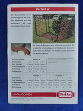 Lade das Bild in den Galerie-Viewer, Fricke Perfekt S4 S3 Grünlandeggen - Prospekt Brochure 90er
