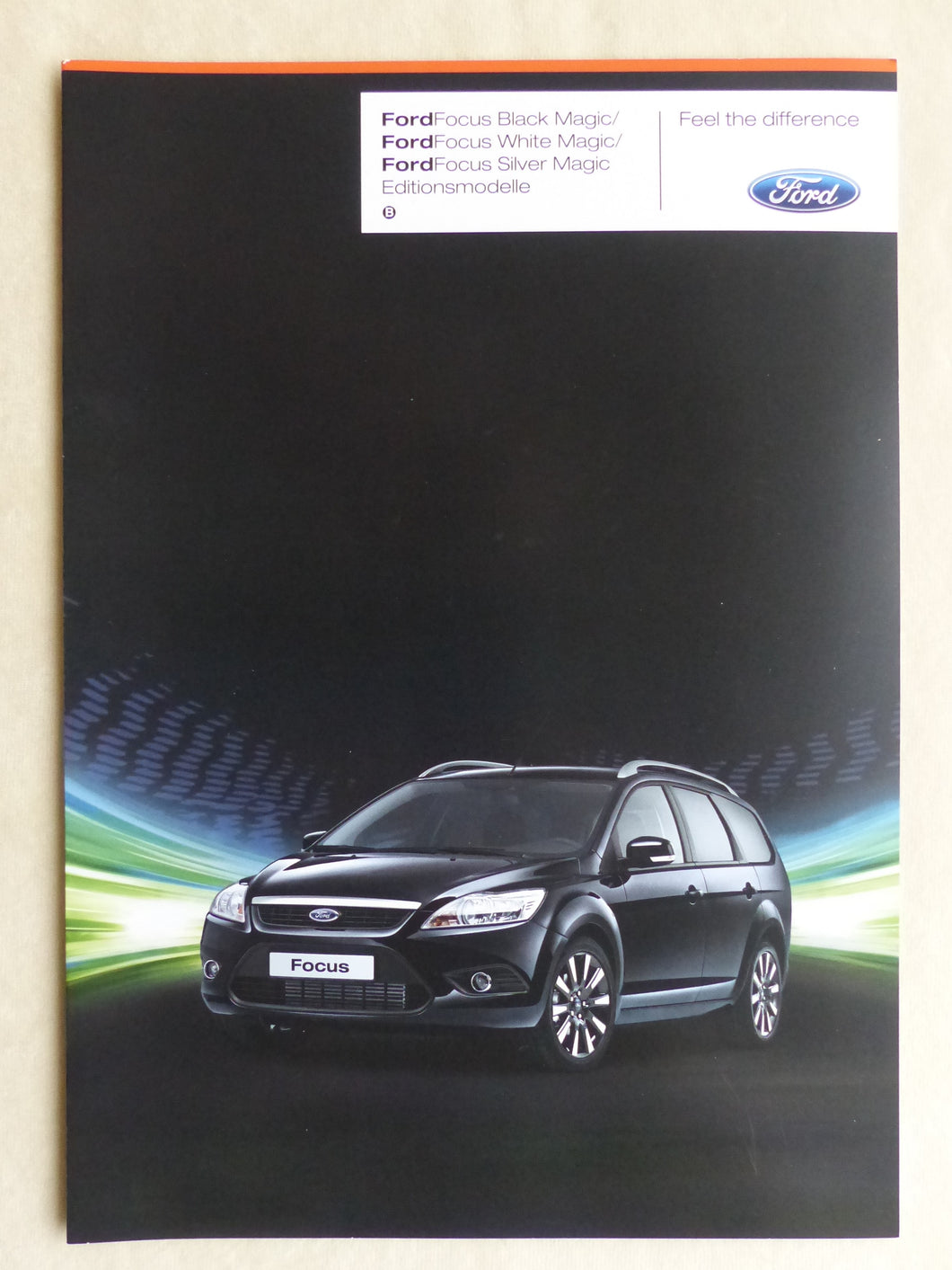 Ford Focus Black White Silver Magic Edition MJ 2010 - Prospekt Brochure 08.2009