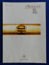 Lade das Bild in den Galerie-Viewer, Mercedes LKW Atego 1215 Technische Daten MJ 2000 - Prospekt Brochure 08.1999
