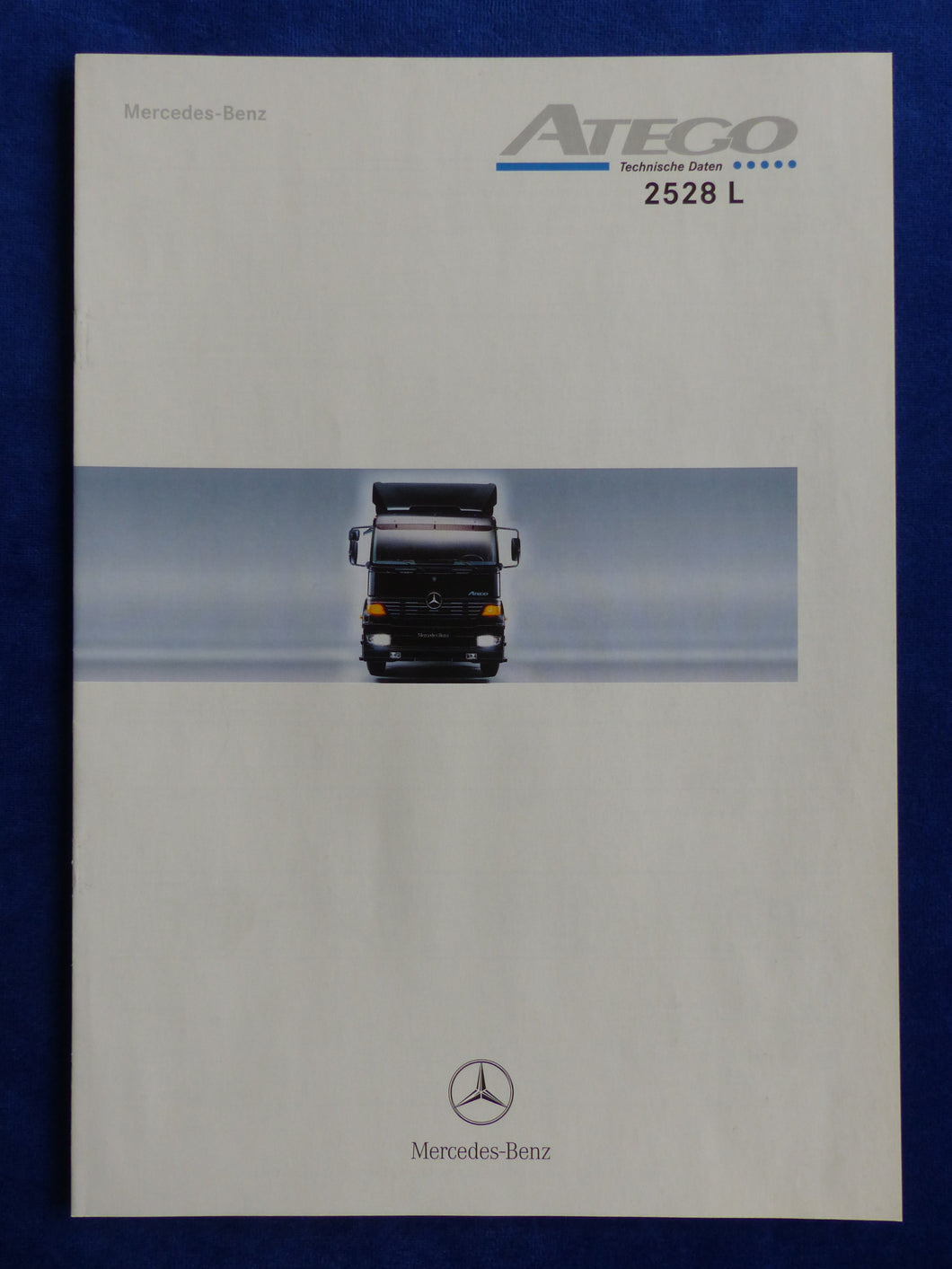 Mercedes-Benz Atego 2528 - Technische Daten MJ 2000 - Prospekt Brochure 08.1999