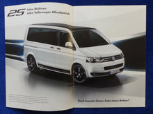 Lade das Bild in den Galerie-Viewer, VW Bus T5 Multivan Edition 25 MJ 2011 - Prospekt Brochure 09.2010
