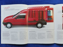 Lade das Bild in den Galerie-Viewer, Ford Fiesta Courier Kombi Kastenwagen MJ 1992 - Prospekt Brochure 08.1991
