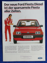 Lade das Bild in den Galerie-Viewer, Ford Fiesta Diesel Ghia S XR2 - Prospekt Brochure 01.1984
