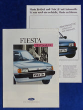 Lade das Bild in den Galerie-Viewer, Ford Fiesta Festival Automatik Sondermodell MJ 1988 - Prospekt Brochure 12.1987
