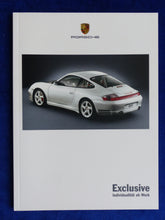 Lade das Bild in den Galerie-Viewer, Porsche Exclusive - 911 Carrera Turbo Cabrio Boxster - Prospekt Brochure 08.2002 - car-brochure
