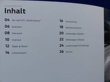 Lade das Bild in den Galerie-Viewer, VW Golf GTI Performance 2.0 TSI 245 PS MJ 2020 - Prospekt Brochure 07.2019
