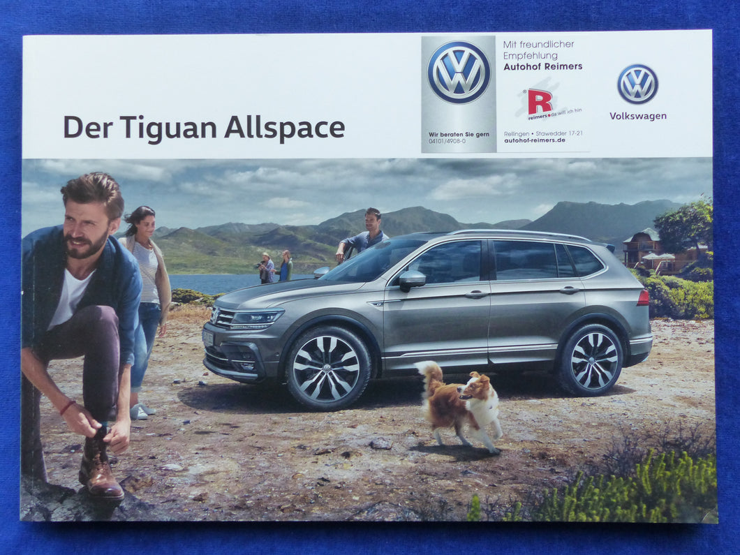 VW Tiguan Allspace R-Line MJ 2019 - Prospekt Brochure 12.2018 - car-brochure