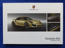 Lade das Bild in den Galerie-Viewer, Porsche Exclusive 911 Typ 991 MJ 2014 - Hardcover Prospekt Brochure 04.2013
