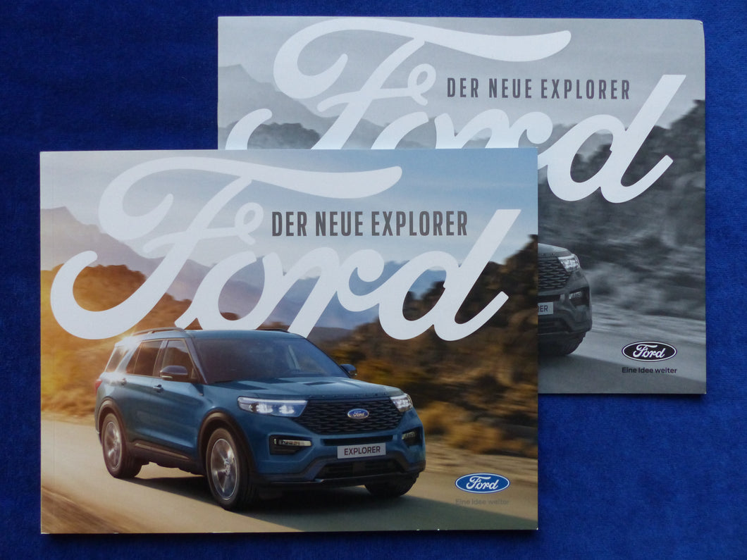 Ford Explorer Plug-In-Hybrid MJ 2020 - Prospekt Brochure + Preisliste 12.2019