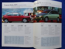 Lade das Bild in den Galerie-Viewer, Lancia Modelle 1997 - k Z Dedra Y Delta HPE - Prospekt Brochure 10.1996
