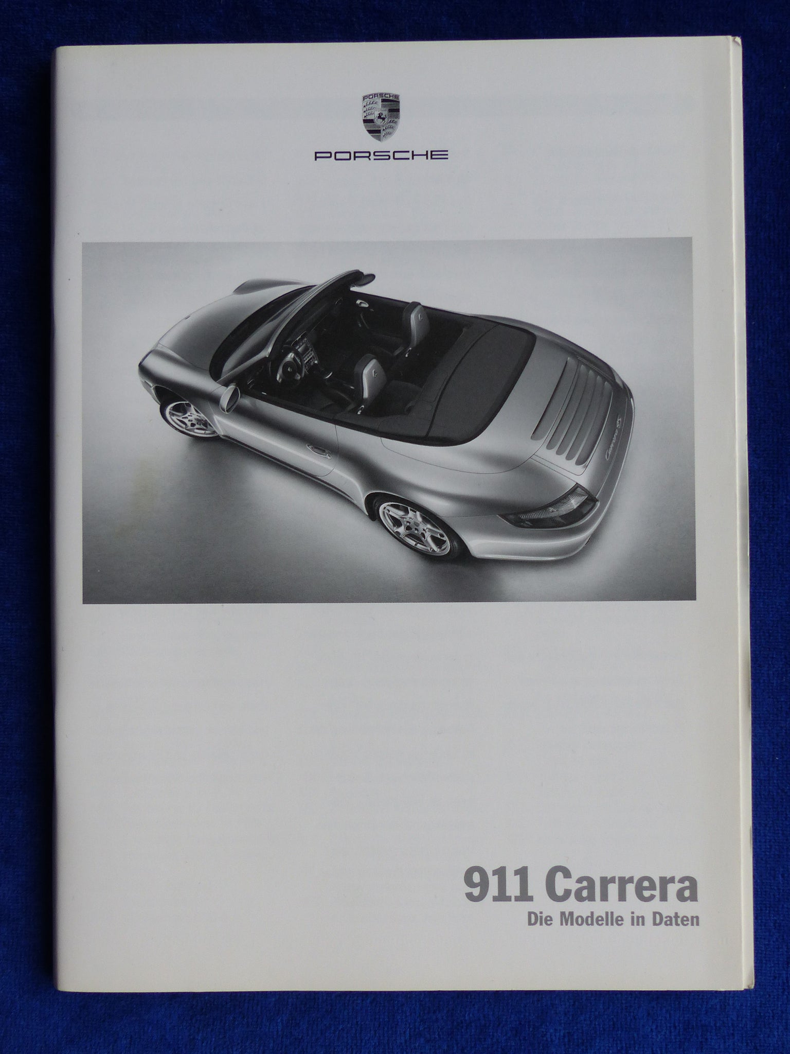 Porsche 911 Carrera S Typ 997 Preisliste MJ 2006 Prospekt Brochure