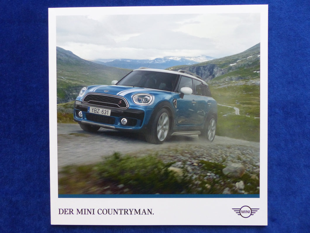 Mini Countryman One Cooper S E All4 MJ 2020 - Prospekt Brochure 07.2019