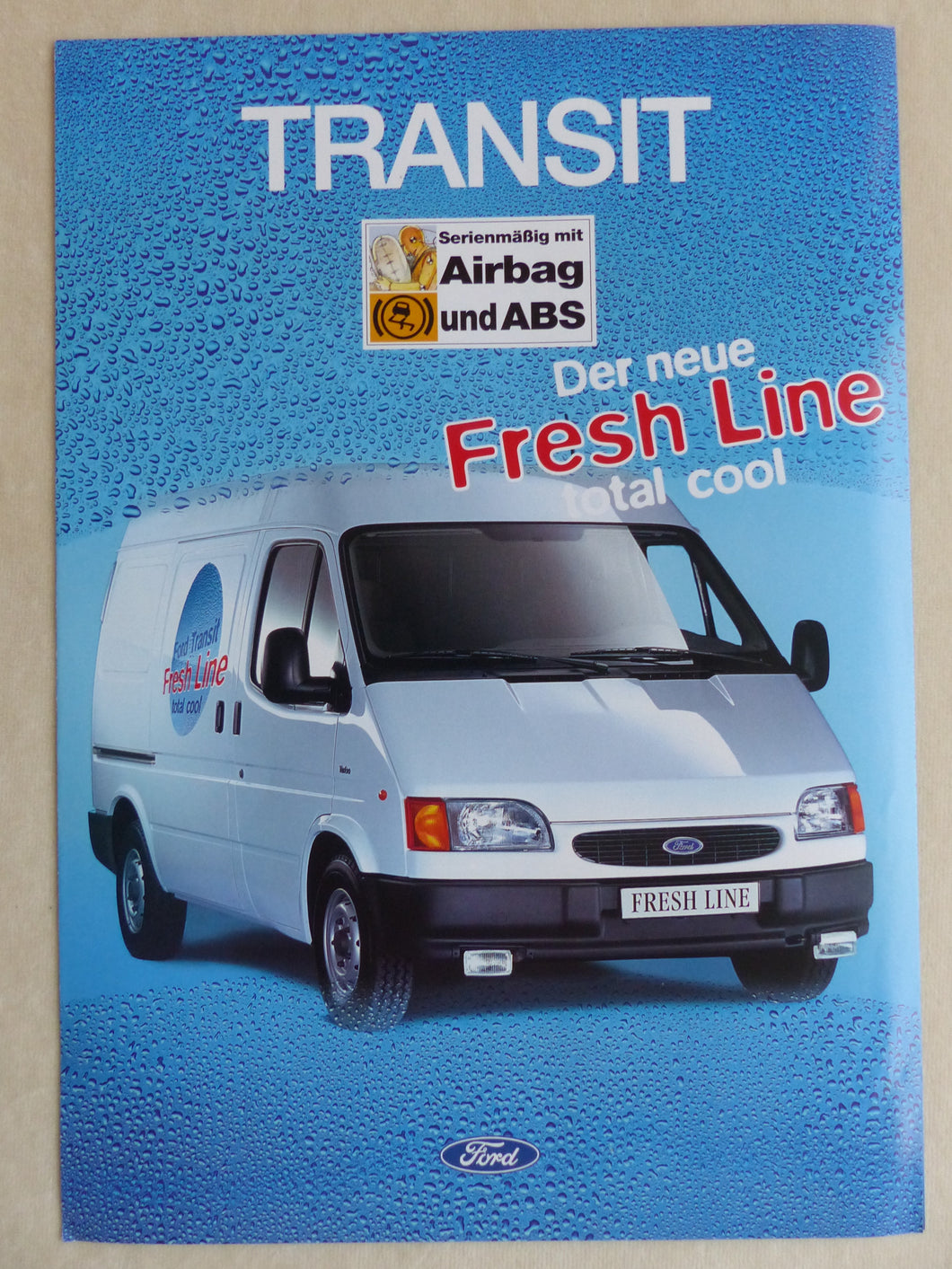 Ford Transit Fresh Line MJ 1997 - Prospekt Brochure 10.1996