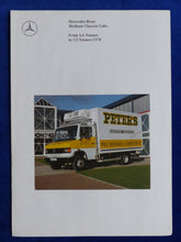 Lade das Bild in den Galerie-Viewer, Mercedes 609 811 Medium Chassis Cabs 5.6t - 7.5t - UK-Prospekt Brochure 11.1994
