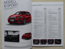 Lade das Bild in den Galerie-Viewer, BMW 1er 118i 116d M135i xDrive MJ 2020 - Prospekt Preisliste Brochure 05.2019

