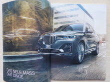 Lade das Bild in den Galerie-Viewer, BMW X7 xDrive 40i M50d Typ G07 MJ 2019 - Prospekt Brochure 10.2018

